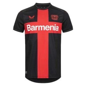 Bayer 04 Leverkusen Jeremie Frimpong 30 Hjemmedrakt 2023-24 Kortermet
